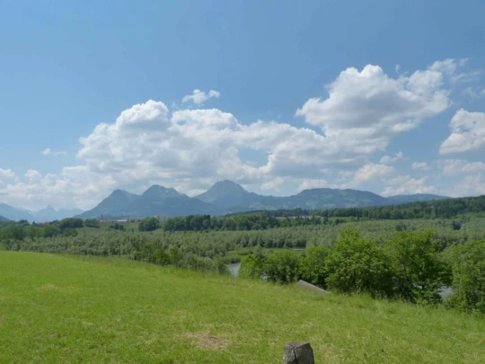 Corbières bord du lac de Gruyères Botterens Broc-Fabrique
