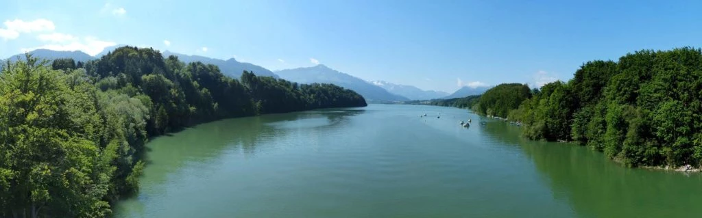Corbières Les Planches chemin du lac de Gruyère Broc bois de Bouleyres Bulle