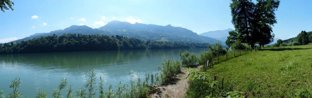 Corbières Les Planches chemin du lac de Gruyère Broc bois de Bouleyres Bulle