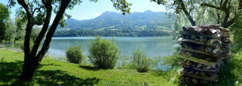 Corbières Les Planches chemin du lac de Gruyère Broc bois de Bouleyres Bulle