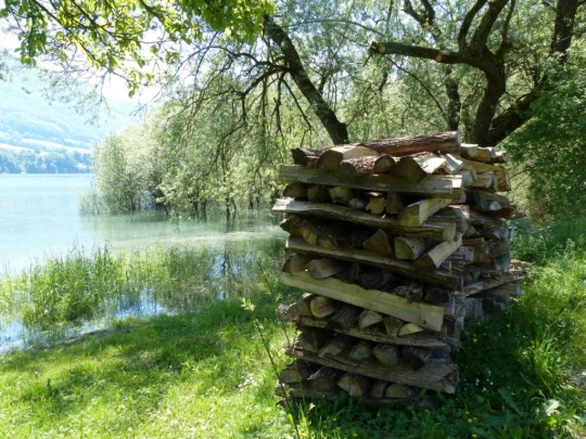 Corbières Les Planches chemin du lac de Gruyère Broc bois de Bouleyres Bulle