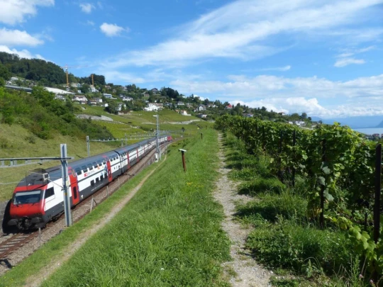 Grandvaux-gare Le Chaney Bossières La Conversion Pully Les Moulins