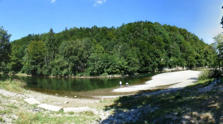 Laupen, Auriedstäg, Eiholz, Hirsried, Sägetwald, Gümmenen, Sarine, Saane