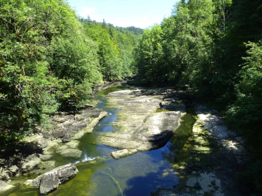 Les Brenets saut du Doubs Moulins du col des Roches