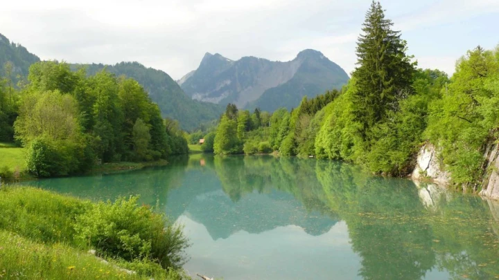 Lessoc Le Bu Grandvillard le Pont qui branle Gruyères
