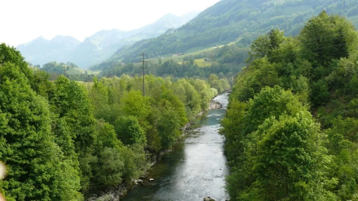 Lessoc Le Bu Grandvillard le Pont qui branle Gruyères