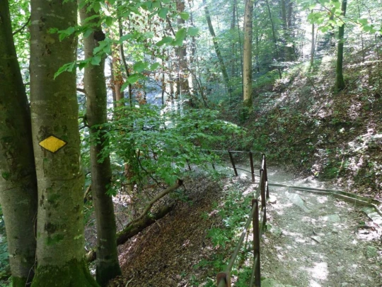 Noiraigue, gorges de l'Areuse, Champ-du-Moulin, restaurant de la Truite, Boudry