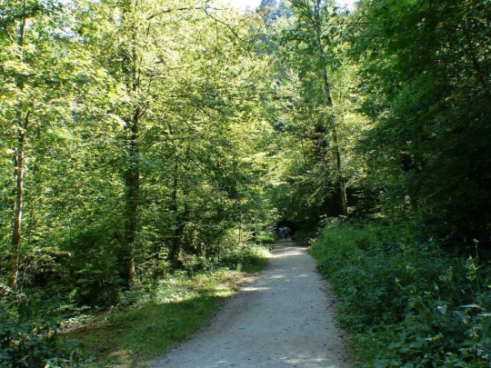 Noiraigue, gorges de l'Areuse, Champ-du-Moulin, restaurant de la Truite, Boudry