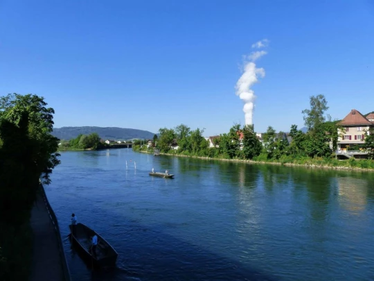 Schönenwerd Bally-Park Insel Niedergösgen Aar Schrannen Wehr Schachen Aarau