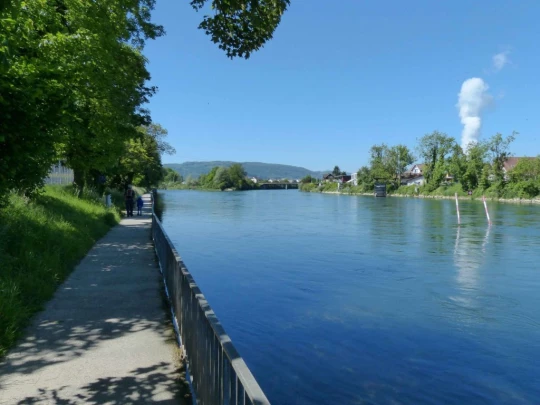 Schönenwerd Bally-Park Insel Niedergösgen Aar Schrannen Wehr Schachen Aarau