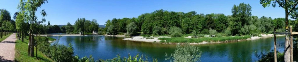 Schönenwerd Bally-Park Insel Niedergösgen Aar Schrannen Wehr Schachen Aarau