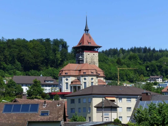 Schönenwerd Bally-Park Insel Niedergösgen Aar Schrannen Wehr Schachen Aarau