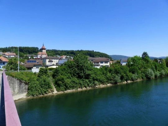 Schönenwerd Bally-Park Insel Niedergösgen Aar Schrannen Wehr Schachen Aarau