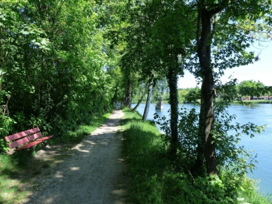Schönenwerd Bally-Park Insel Niedergösgen Aar Schrannen Wehr Schachen Aarau