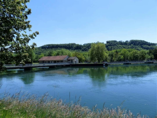 Schönenwerd Bally-Park Insel Niedergösgen Aar Schrannen Wehr Schachen Aarau