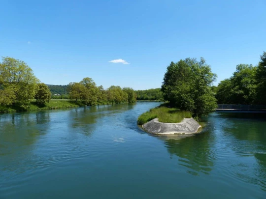 Schönenwerd Bally-Park Insel Niedergösgen Aar Schrannen Wehr Schachen Aarau