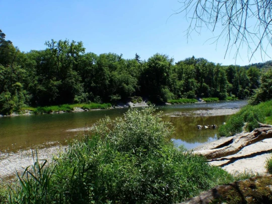 Schönenwerd Bally-Park Insel Niedergösgen Aar Schrannen Wehr Schachen Aarau