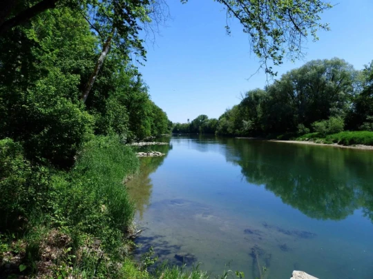 Schönenwerd Bally-Park Insel Niedergösgen Aar Schrannen Wehr Schachen Aarau