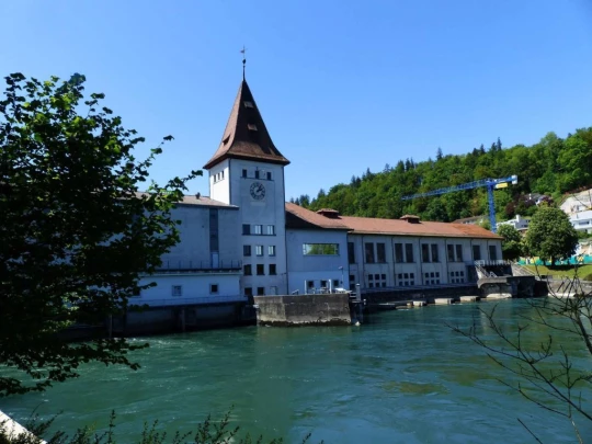 Schönenwerd Bally-Park Insel Niedergösgen Aar Schrannen Wehr Schachen Aarau
