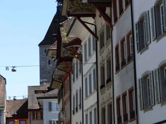 Schönenwerd Bally-Park Insel Niedergösgen Aar Schrannen Wehr Schachen Aarau