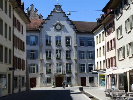 Schönenwerd Bally-Park Insel Niedergösgen Aar Schrannen Wehr Schachen Aarau