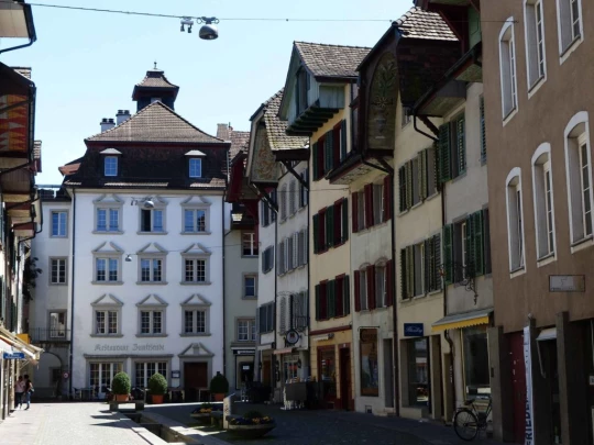 Schönenwerd Bally-Park Insel Niedergösgen Aar Schrannen Wehr Schachen Aarau