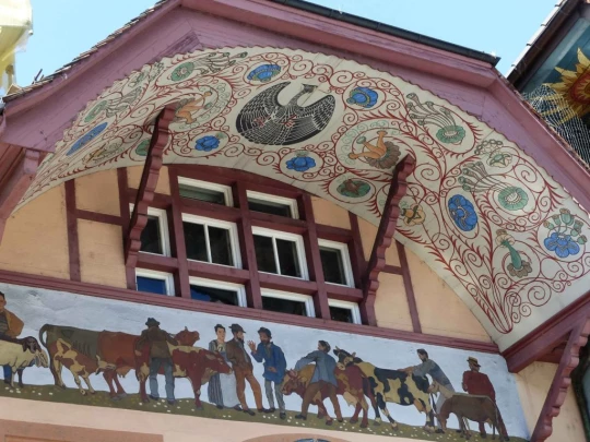 Schönenwerd Bally-Park Insel Niedergösgen Aar Schrannen Wehr Schachen Aarau