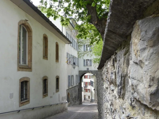 Sion Valais château de Valère château de Tourbillon chapelle de Tous-les-Saints