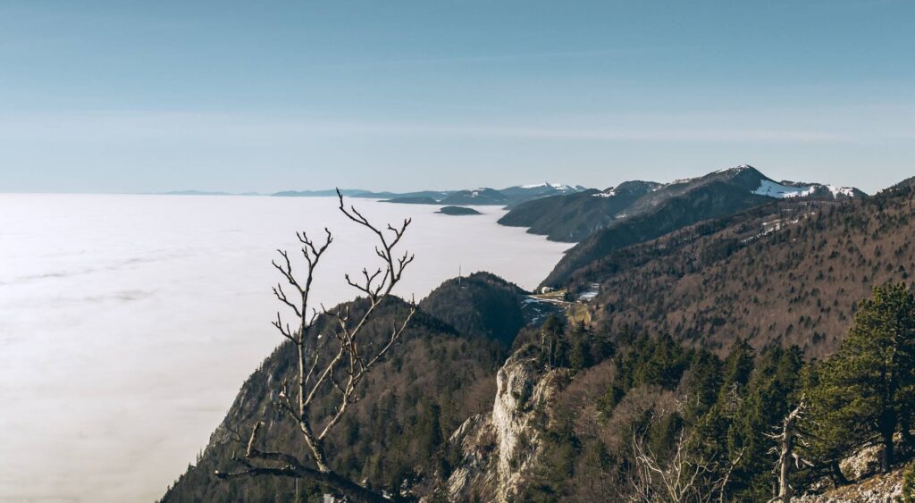 Et nous voilà au point de vue ! Côté ouest...