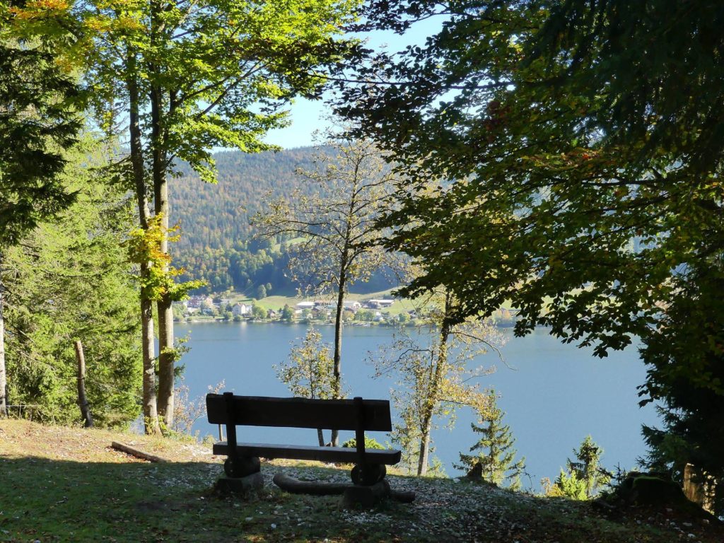 Le Lieu - Le Revers - Le Pont - vallée de Joux - banc