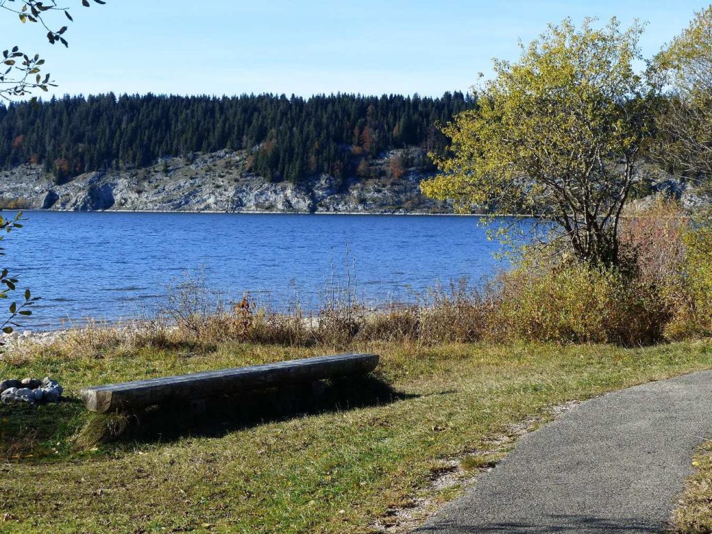 lac de Joux, vallée de Joux, Vers Chez Grosjean, Groenroux, L'Abbaye, Le Pont