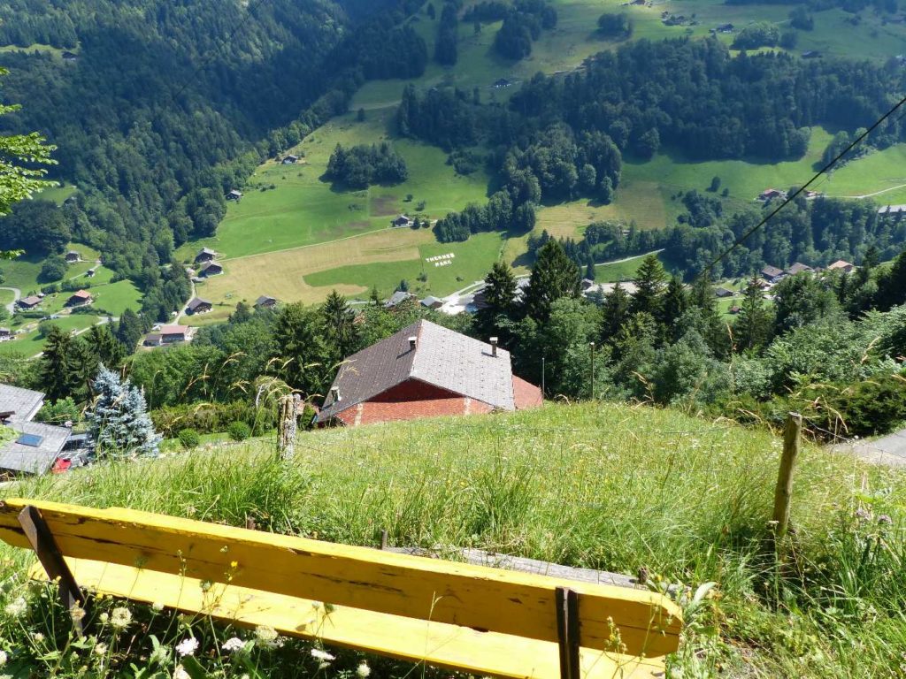 Champéry La Combe Sur Cou Les Cailleux Derbella Les Grantis Val-d'Illiez, banc