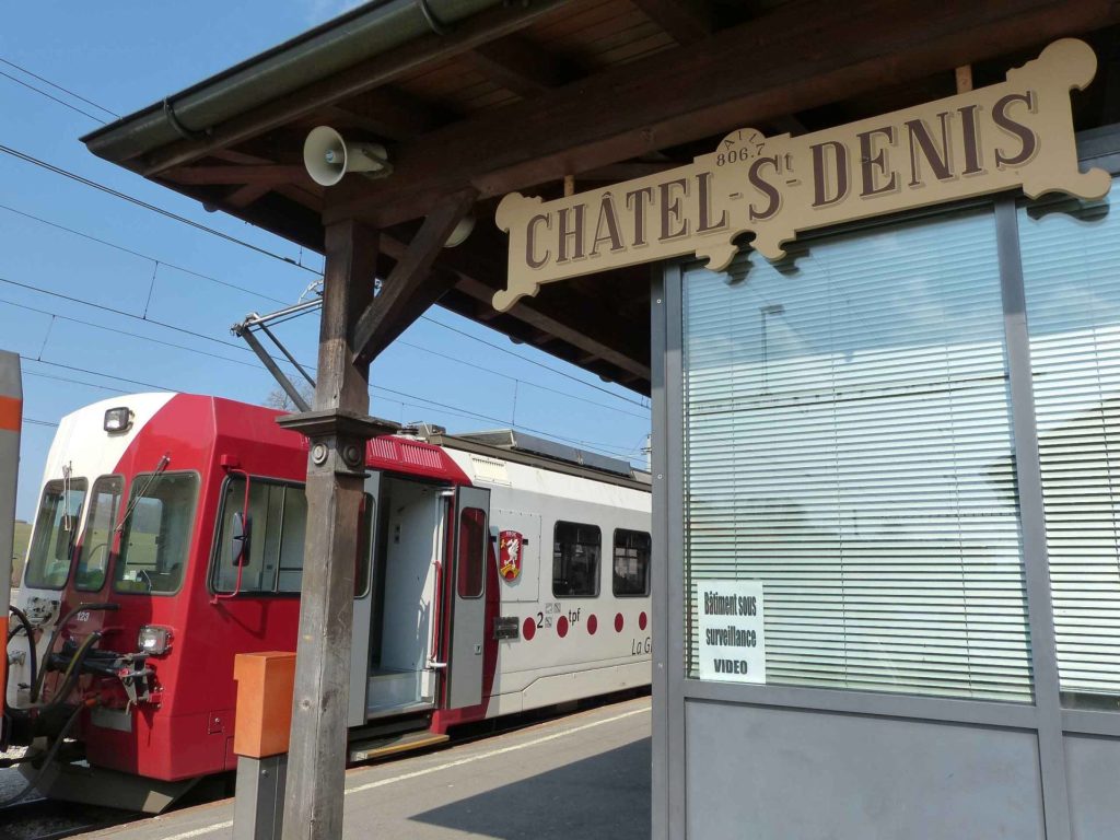 Châtel St-Denis Les Chaux Moille-Saulaz Grenive Nant Vevey