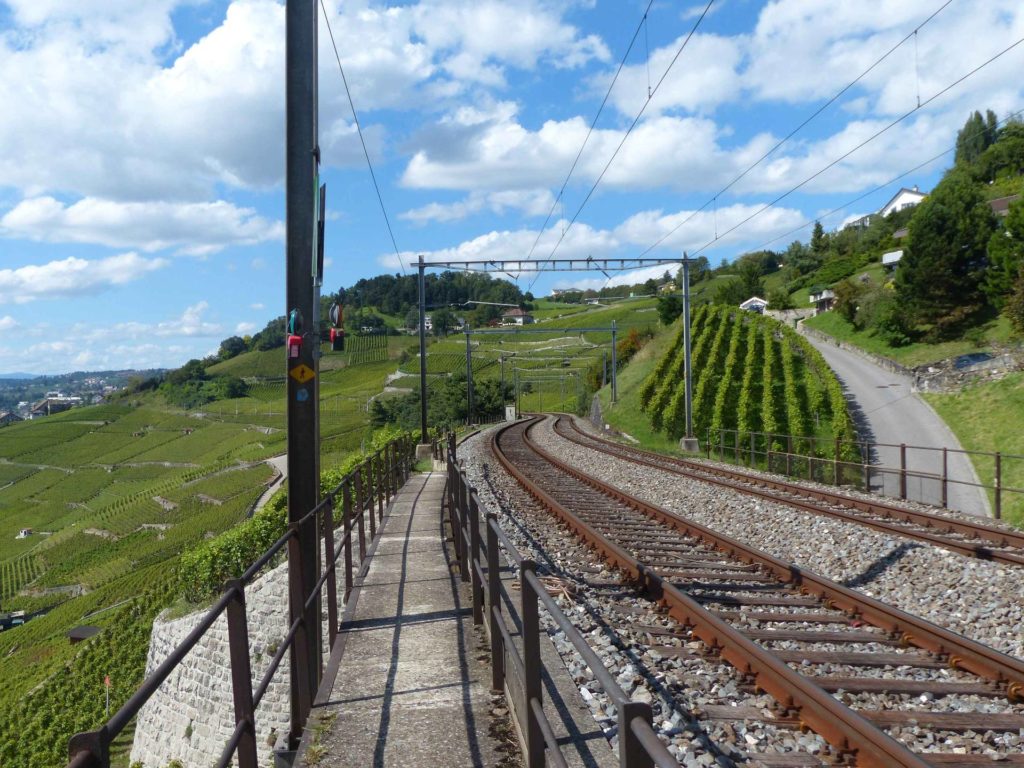 Grandvaux-gare Le Chaney Bossières La Conversion Pully Les Moulins