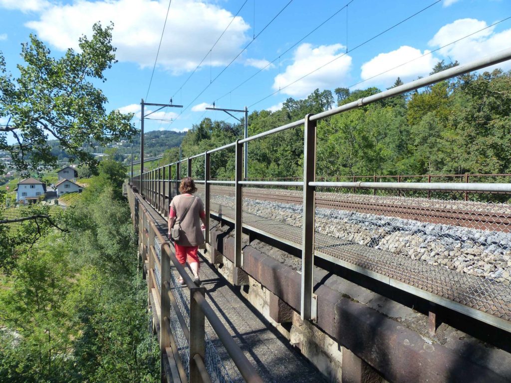 Grandvaux-gare Le Chaney Bossières La Conversion Pully Les Moulins Fabienne