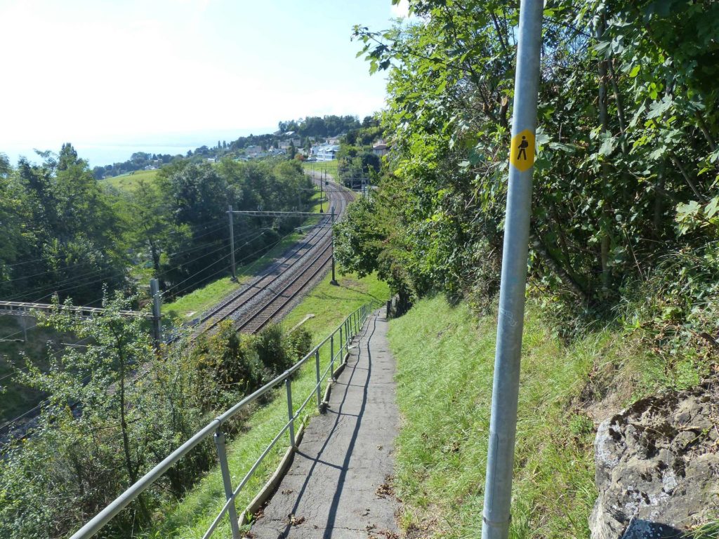Grandvaux-gare Le Chaney Bossières La Conversion Pully Les Moulins