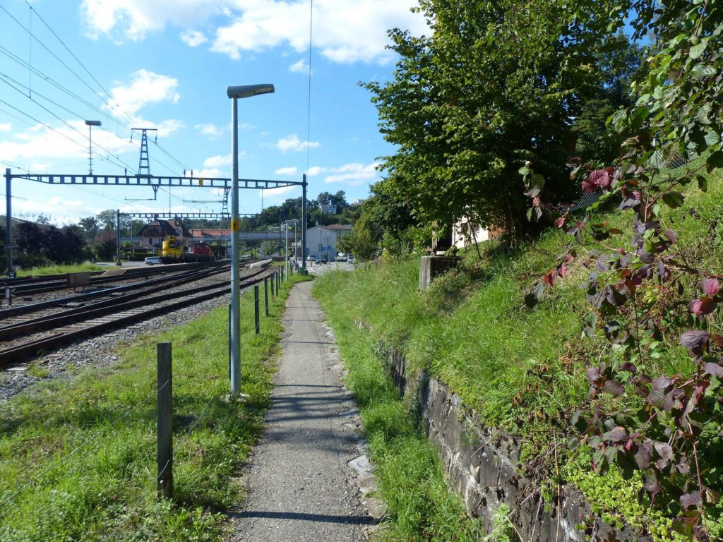 Grandvaux-gare Le Chaney Bossières La Conversion Pully Les Moulins
