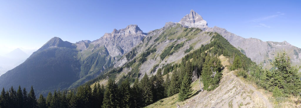L&rsquo;Aiguille de Mex, la Dzornive et Pointe Fornet