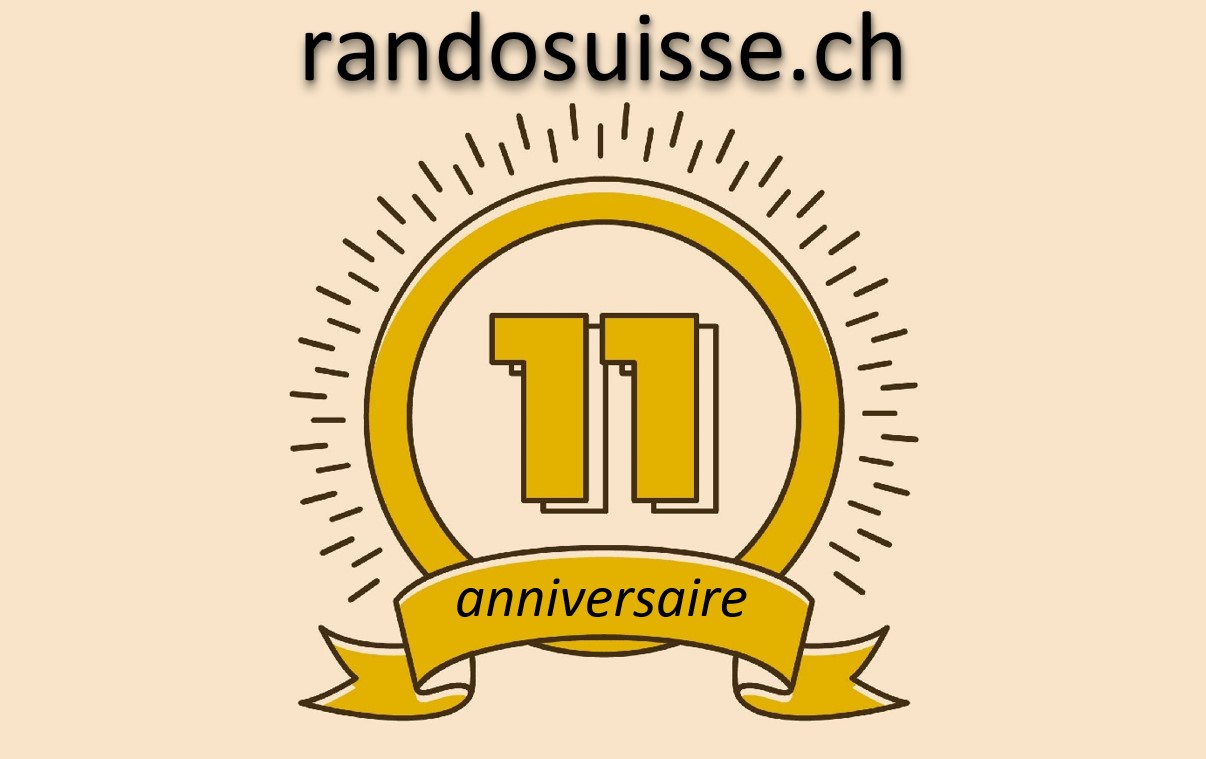 randosuisse.ch fête ses 11 ans d'existence